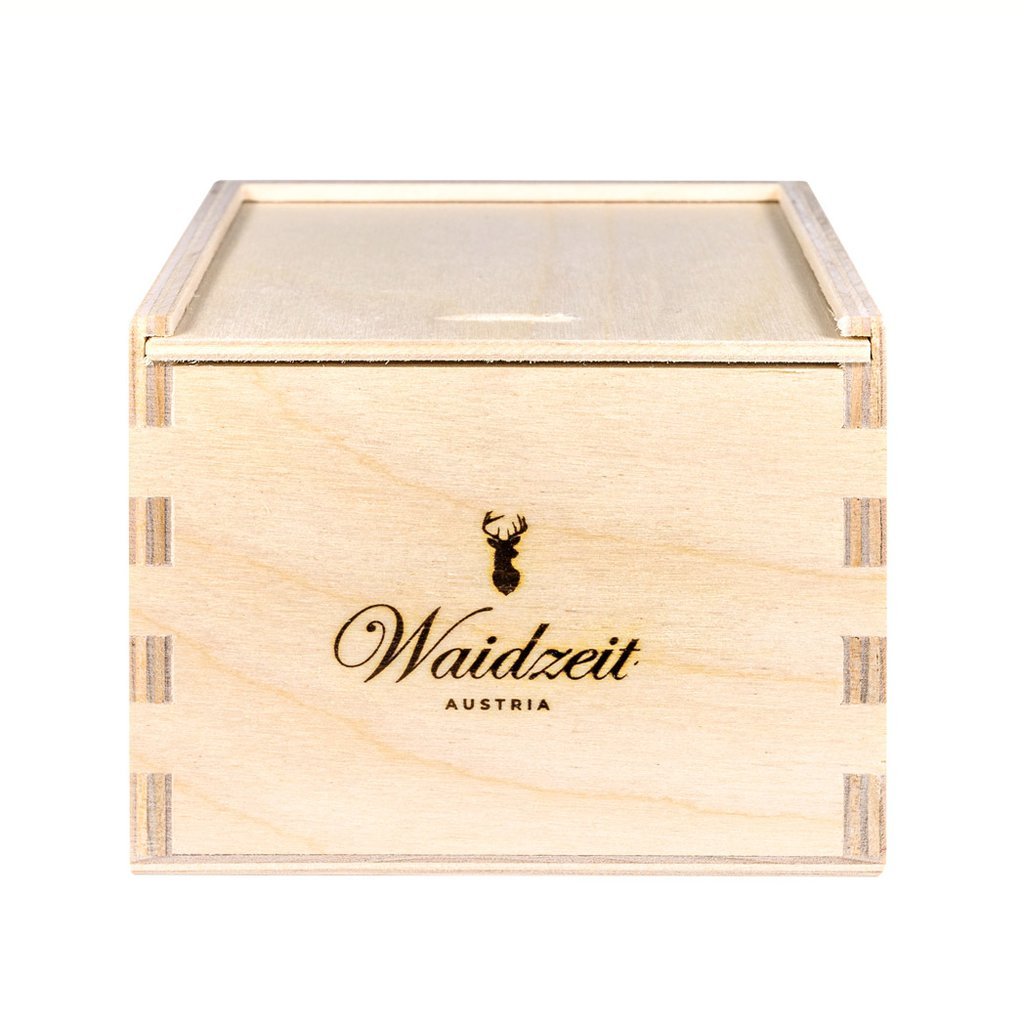 Pánske drevené hodinky Beer Silver – na ruke